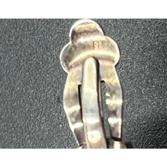 Sterling Silver 925 Prong Teardrop Shape Glowing Amber Stud Clip On Earrings - Picture 8 of 13